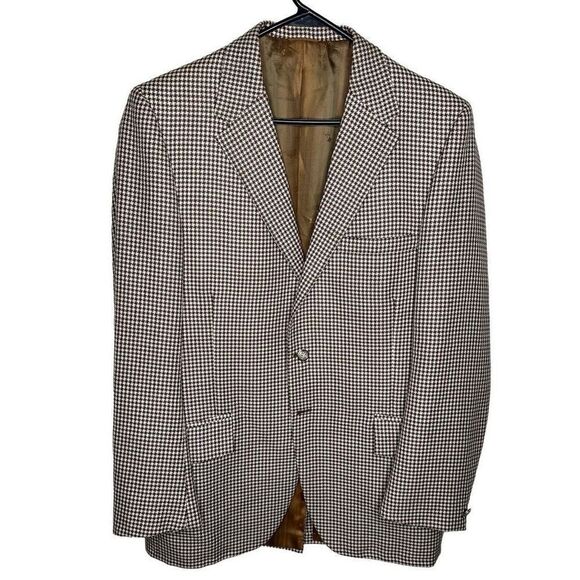 VTG Louis Roth Spot Pattern Sport Coat Size Medium Tall - Picture 1 of 7